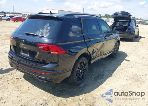 2022 Volkswagen Tiguan 2.0T Se R-Line Black from USA, damaged, VIN 3VVCB7AX0NM058630